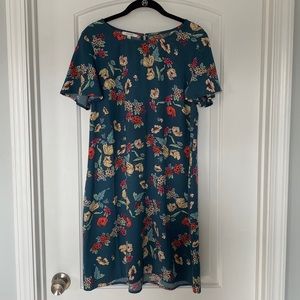 Maurices blue floral dress